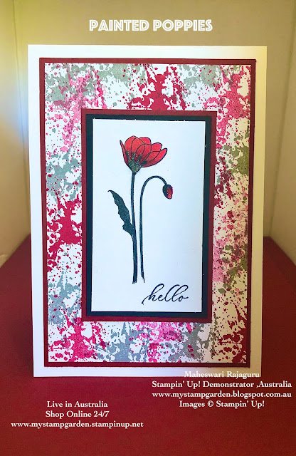 Stampin’ Up! Painted Poppies