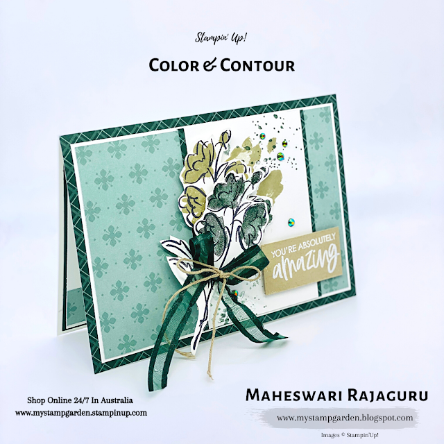 Stampin’ Up! Color & Contour  – Casually Crafting blog hop