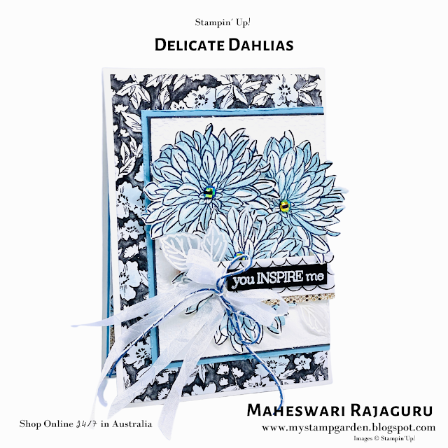 Stampin’ Up! Delicate Dahlias- #PCCC442 Challenge