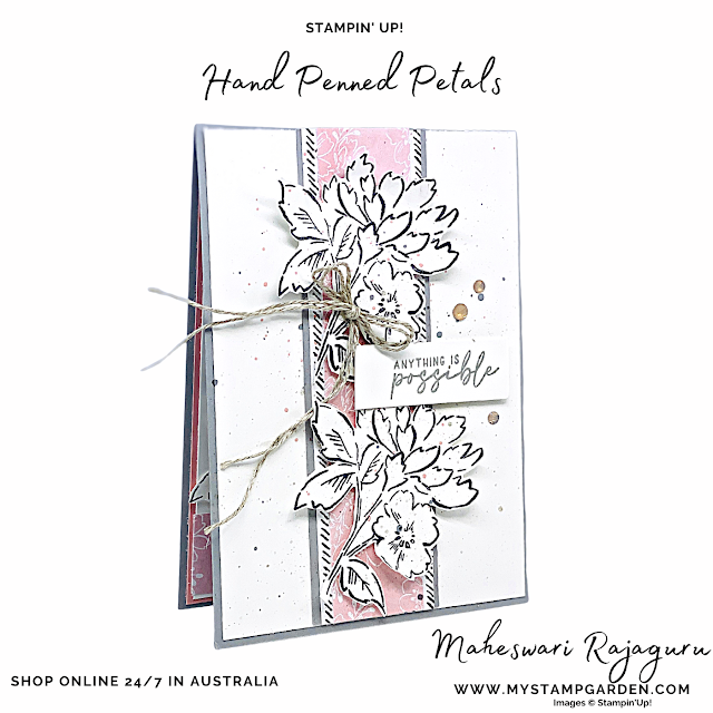 Hand Penned Petals – Casually Crafting Design Team Blog Hop