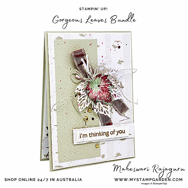 Stampin’ Up! Gorgeous Leaves Bundle – Positive Inkers Global Design Team blog hop