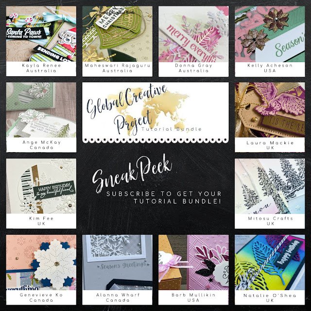 Global Creative Project – Free Christmas – December Tutorial with BONUS 12 PROJECTS!!!