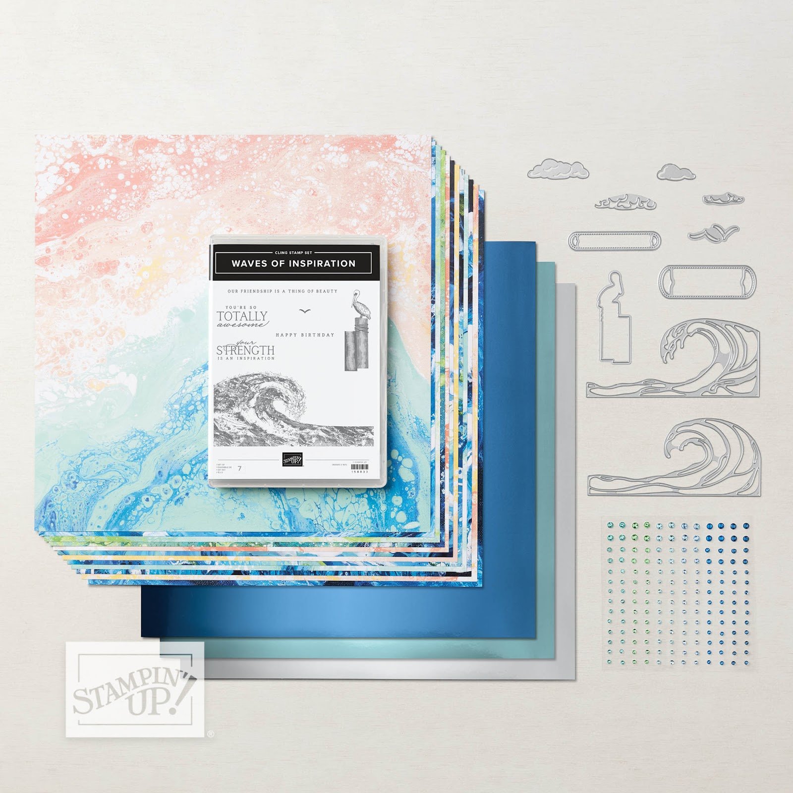 Stampin’ Up!® New Waves of the Ocean Suite