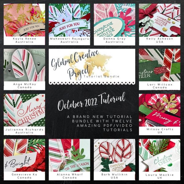 Global Creative -Sweetest Christmas 2022 ! PDF and Video Tutorial