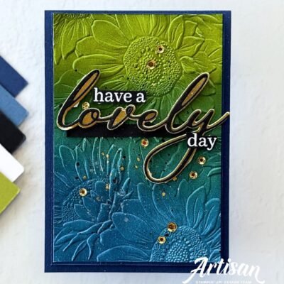 Sunflower Embossing Folder - Maheswari Rajaguru