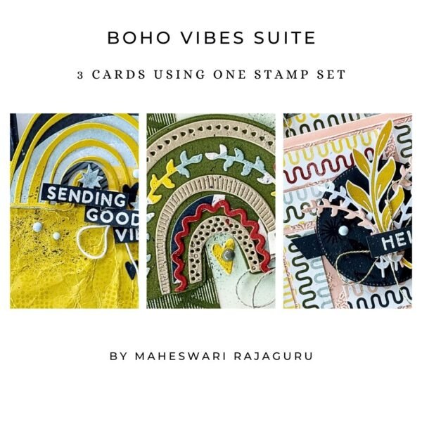 Boho Vibes Cards - FREE TUTORIAL