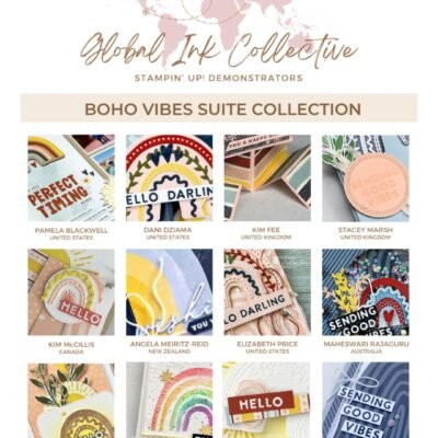 Global Ink Collective August Tutorial Bundle – Boho Vibes Suite