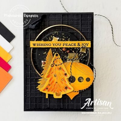 Creativity Abounds September Blog Hop Modern Christmas Stamp Camp