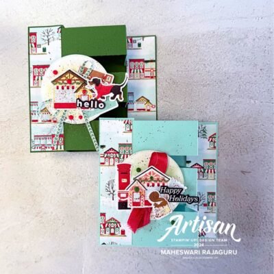 North Pole Delivery Designer Series Paper – Triple Z Fun Fold Card