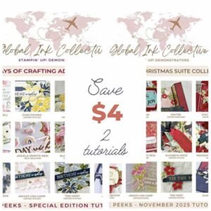 Global Ink Collective Tutorial November Special - Traditional Christmas & Advent Calendar!