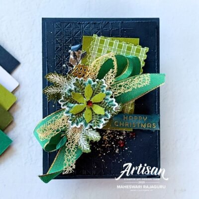 Elegant Pine Snowflakes – Sparkle!