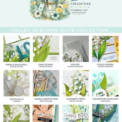Global Ink Collective June Tutorial- Valley in Bloom