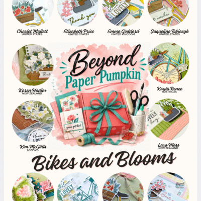 Beyond Paper Pumpkin -Bikes and Blooms